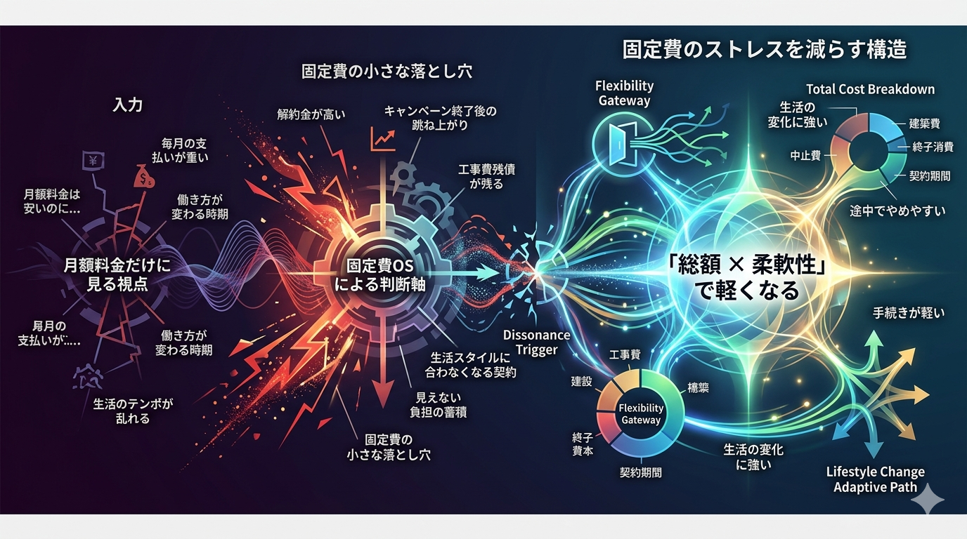 【固定費OS】月額料金ではなく“総額×柔軟性”で回線を選ぶための判断軸