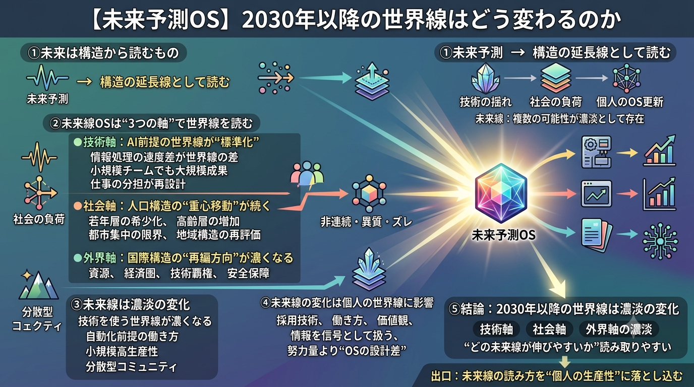 1199｜【未来予測OS】2030年以降の世界線はどう変わるのか