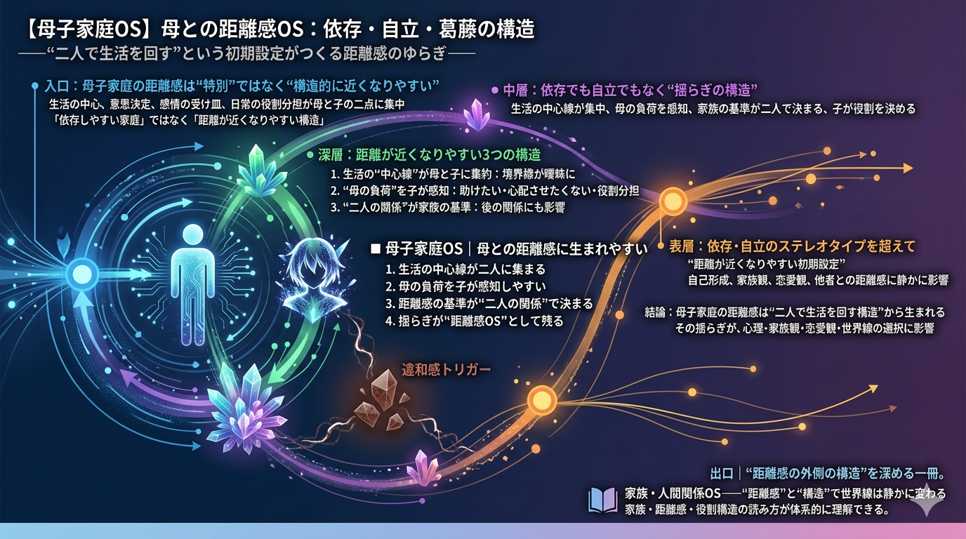 ■1758｜【母子家庭OS】母との距離感OS：依存・自立・葛藤の構造