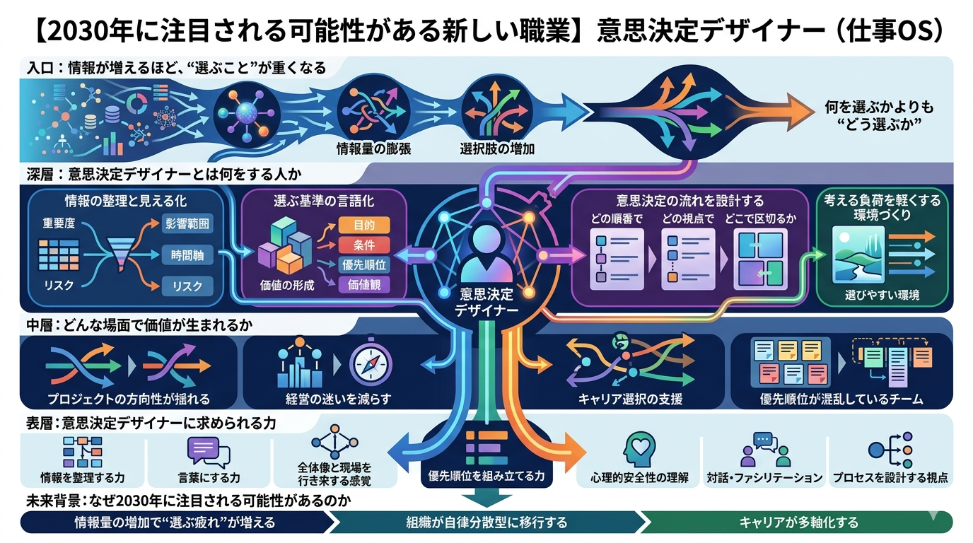 ■1892｜【2030年に注目される可能性がある新しい職業】意思決定デザイナー（仕事OS）