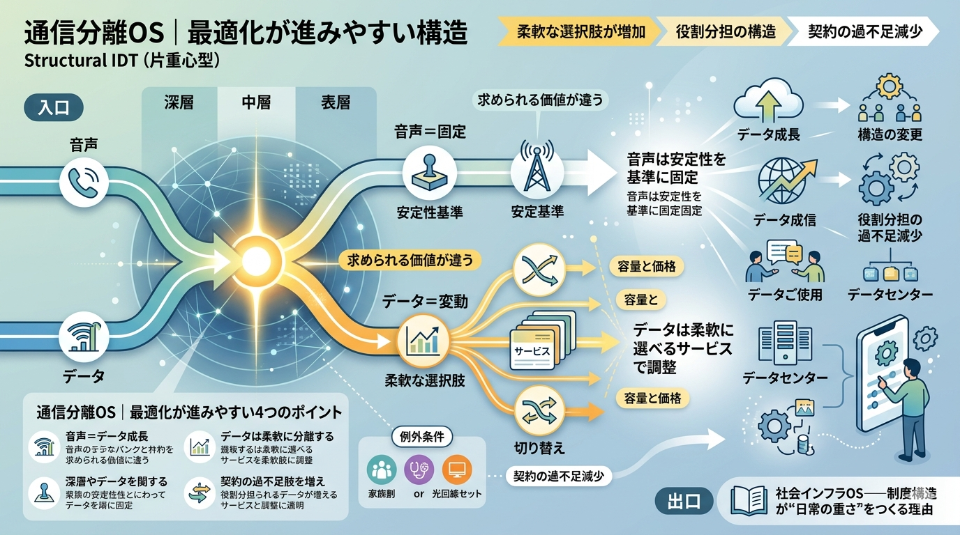 ■2232｜【通信分離OS】音声とデータを切り離すと通信コストの輪郭が整っていく構造