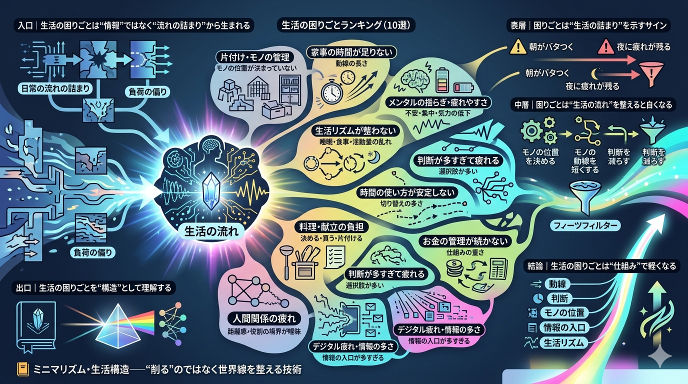■634｜生活の困りごとランキング（生活OS）