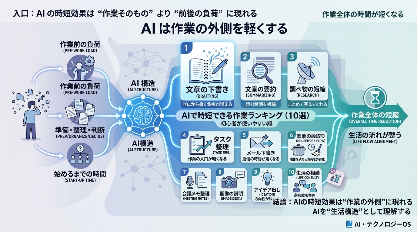 ■638｜AIで時短できる作業ランキング（生活OS）