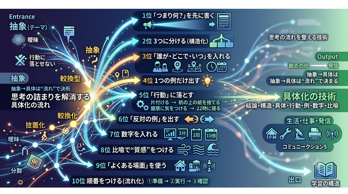 ■641｜抽象→具体の変換ランキング（生活OS）