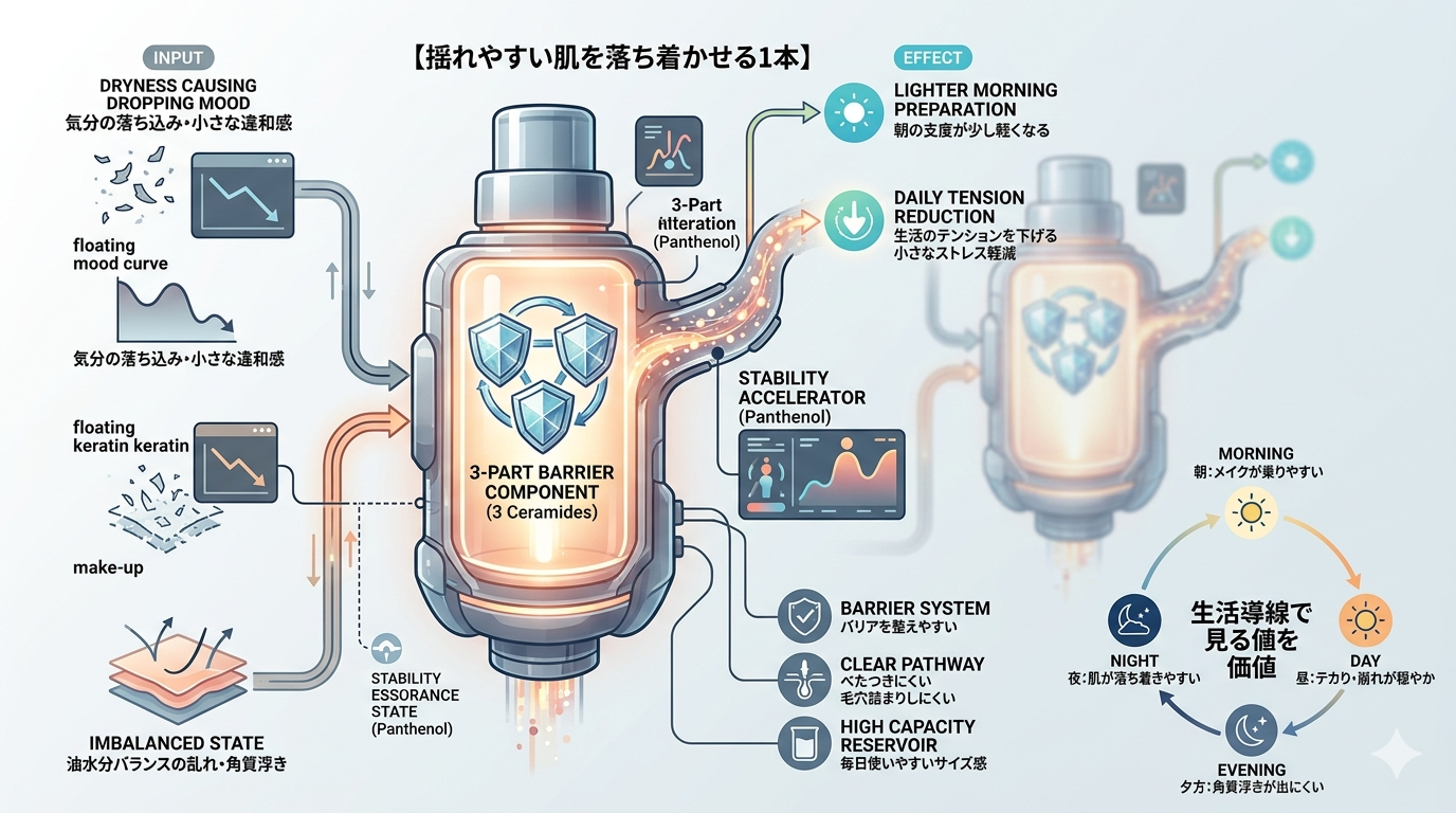 【乾燥のストレス軽減】ANUA 3セラミドクリームは“肌の揺れを整える1本”