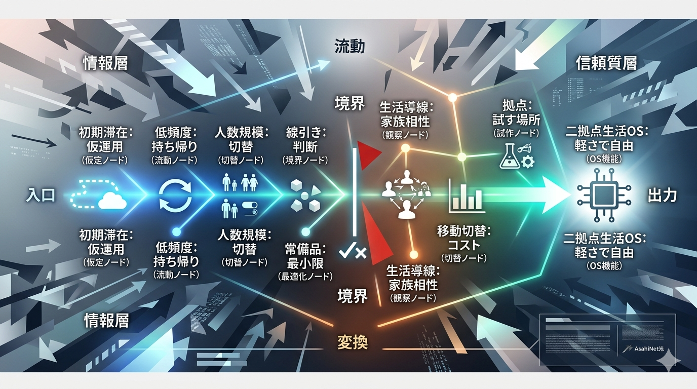 【二拠点生活OS｜10本まとめ】拠点は“軽くするほど自由になる”