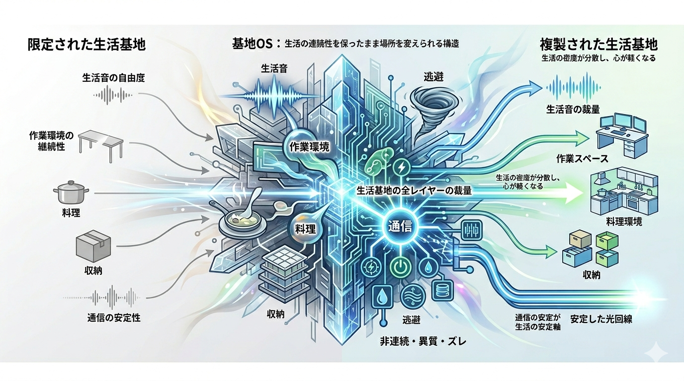 【基地OS】ひとり二拠点は“生活基地”としてホテルより合理的
