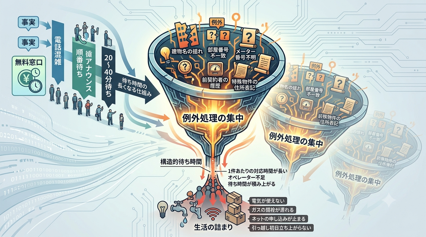 【待ち時間OS】0120番号は完全無料だが待ち時間は20分以上発生する構造的理由
