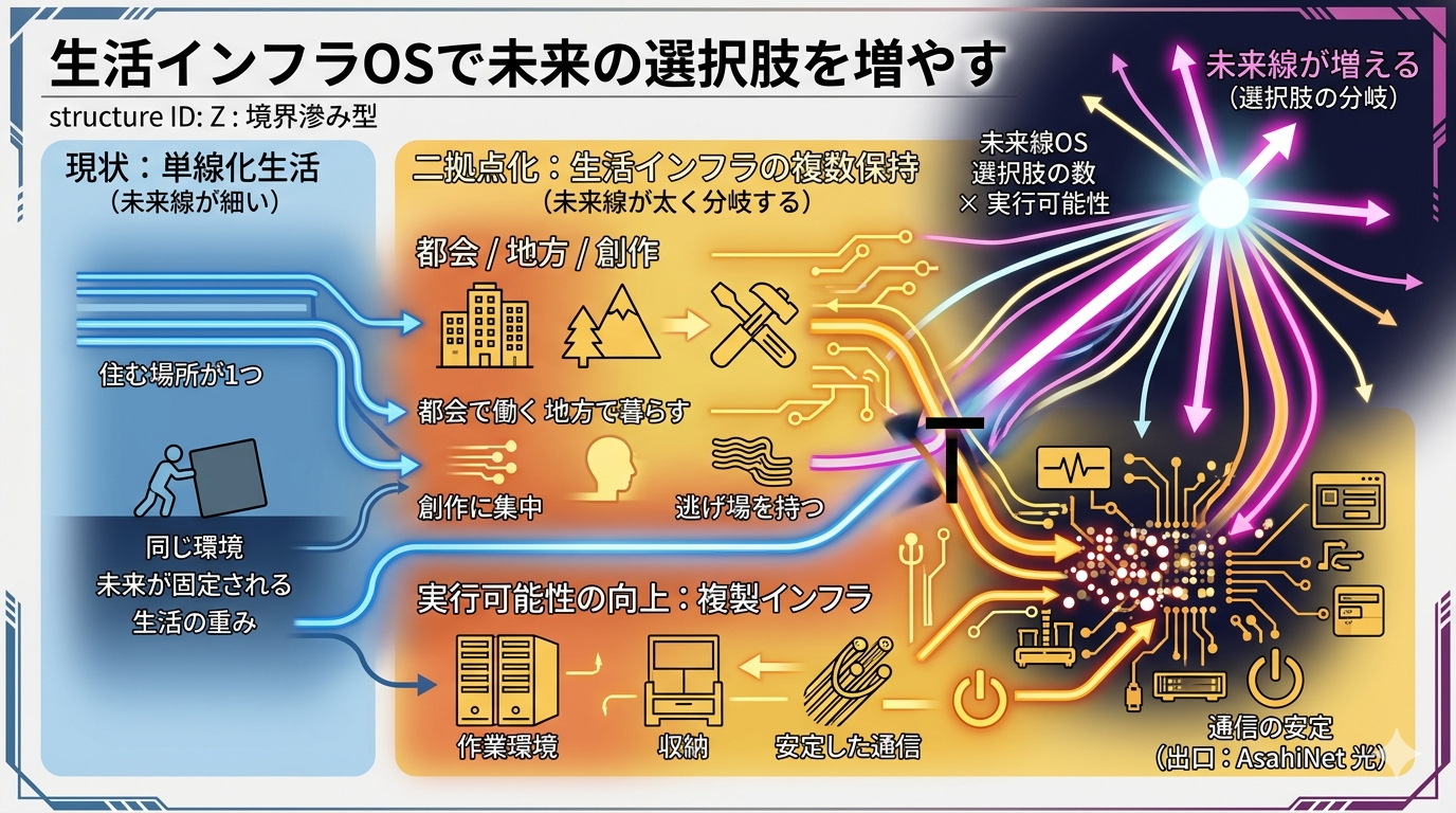 【未来線OS】二拠点は“未来の選択肢”を増やす生活インフラになる