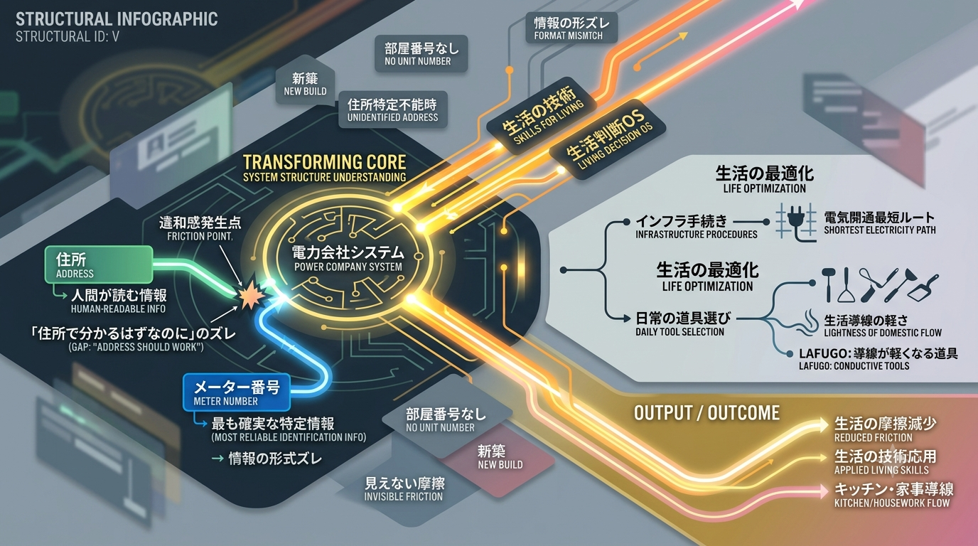 【生活の技術】電気開通はメーター番号が“最も確実な特定情報”になる場合がある
