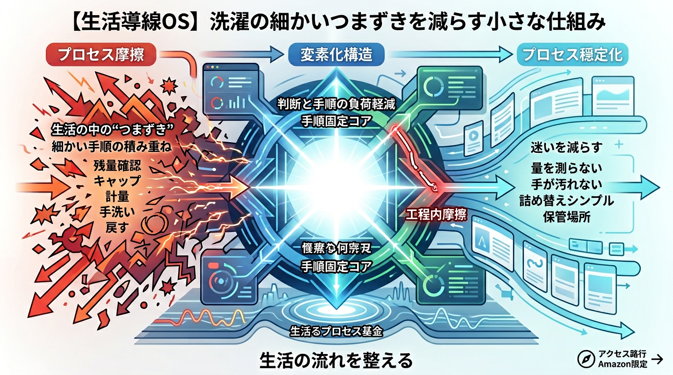 【生活導線OS】アリエール ジェルボールは“朝の洗濯のつまずきを減らす”ための小さな仕組み