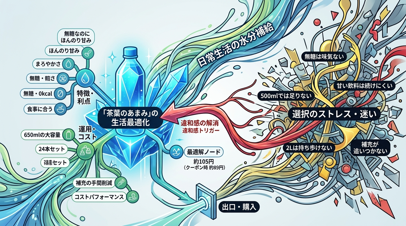 【生活導線OS】綾鷹「茶葉のあまみ」は“日常の水分補給をストレスなく続けられる”緑茶の最適解