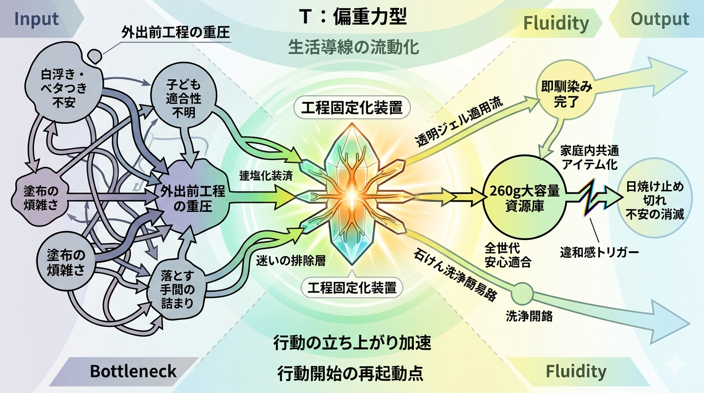 【紫外線予報UVジェルOS】“日焼け止めの固定化”は外出前の迷いを減らす