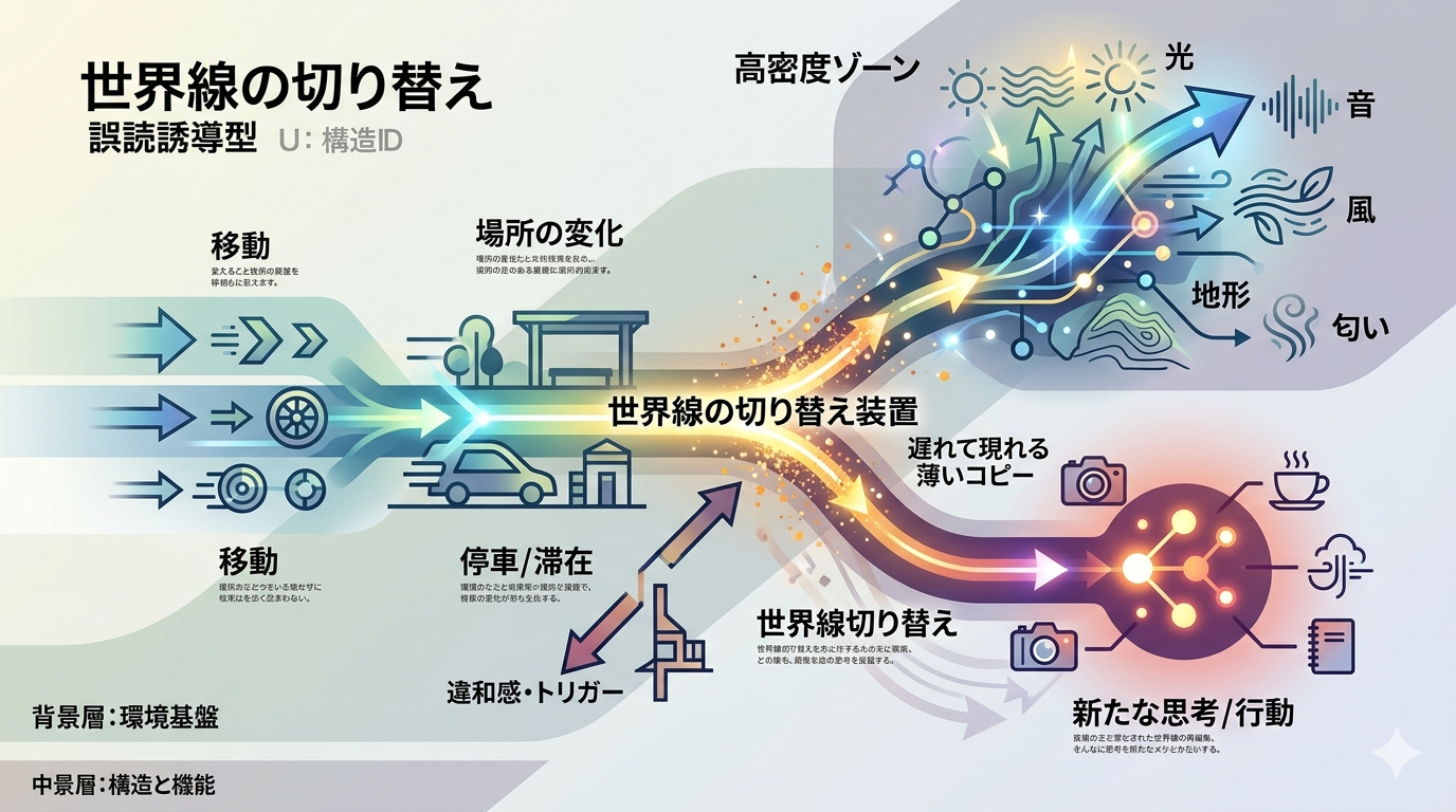 バンライフは“世界線の切り替え装置”──場所が思考を変える（1032）