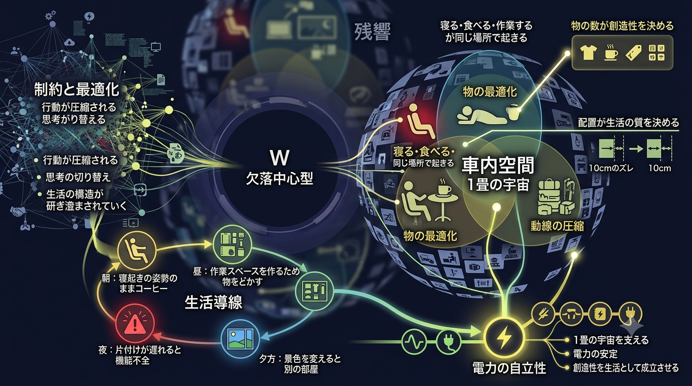 車内は“1畳の宇宙”──制約が創造性を引き出す（1026）