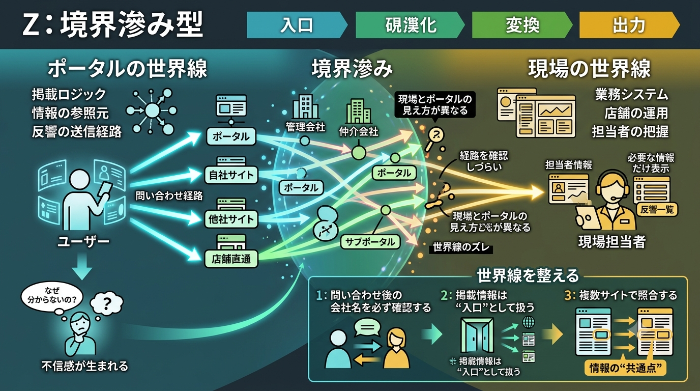 1009【現場乖離OS】不動産会社の現場は“ポータルの構造と見え方が異なることがある”理由