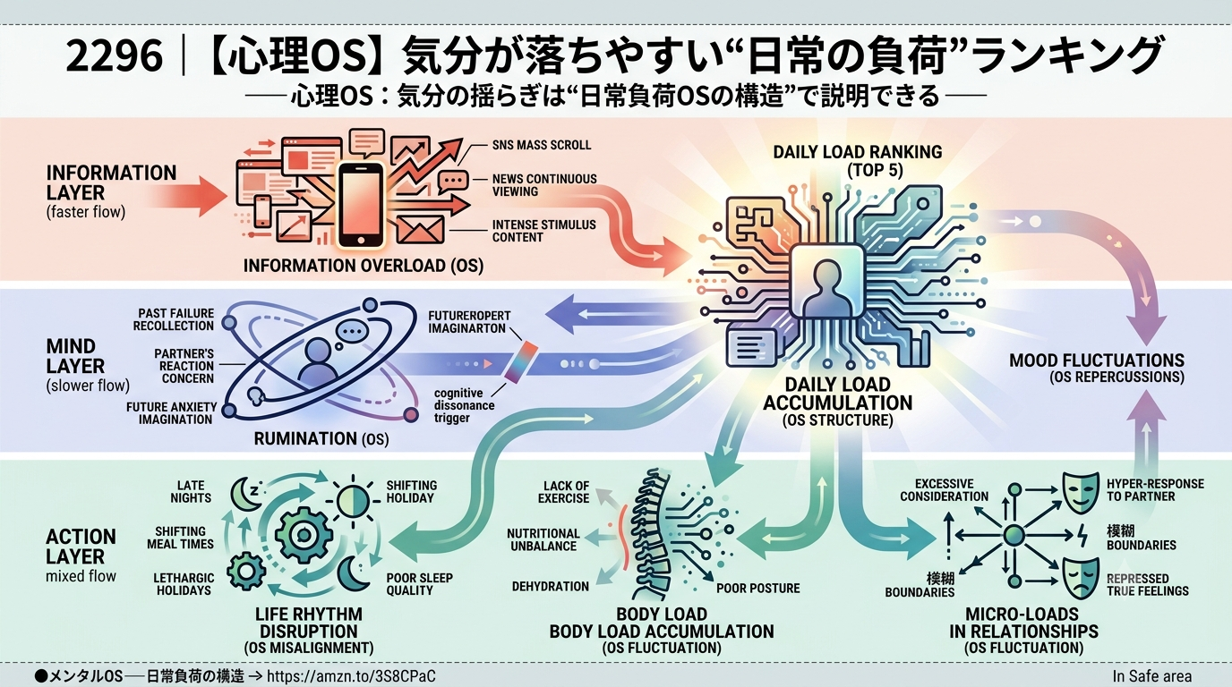 2296｜【心理OS】気分が落ちやすい“日常の負荷”ランキング