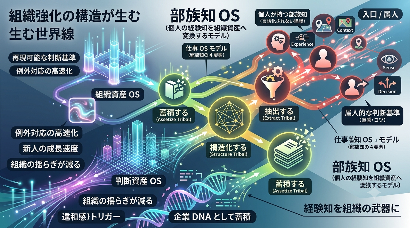 2764｜[部族知 OS] 個人的な経験知を“組織資産”へ変換できる企業が強くなる