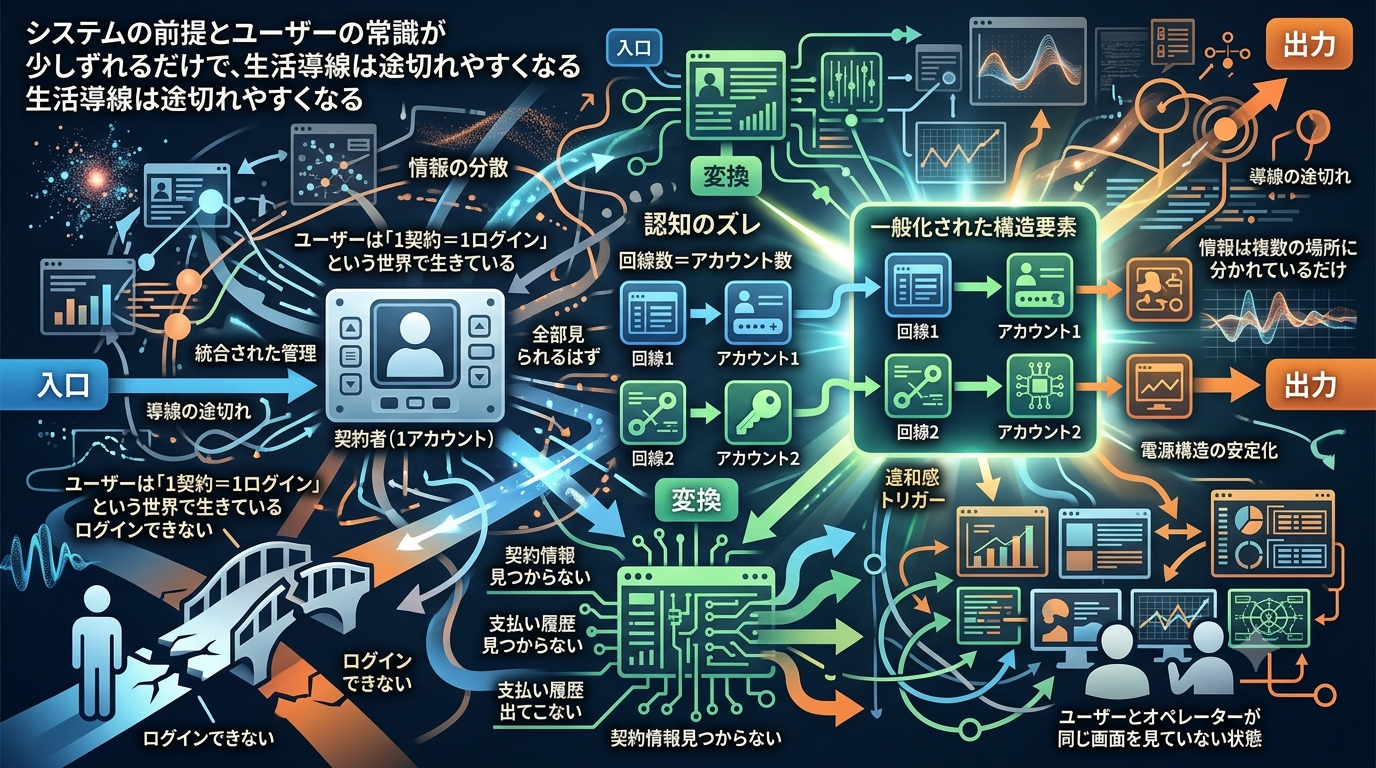 ■1982｜【Structure OS】1回線1アカウントの“分離前提”とユーザー認知のズレ