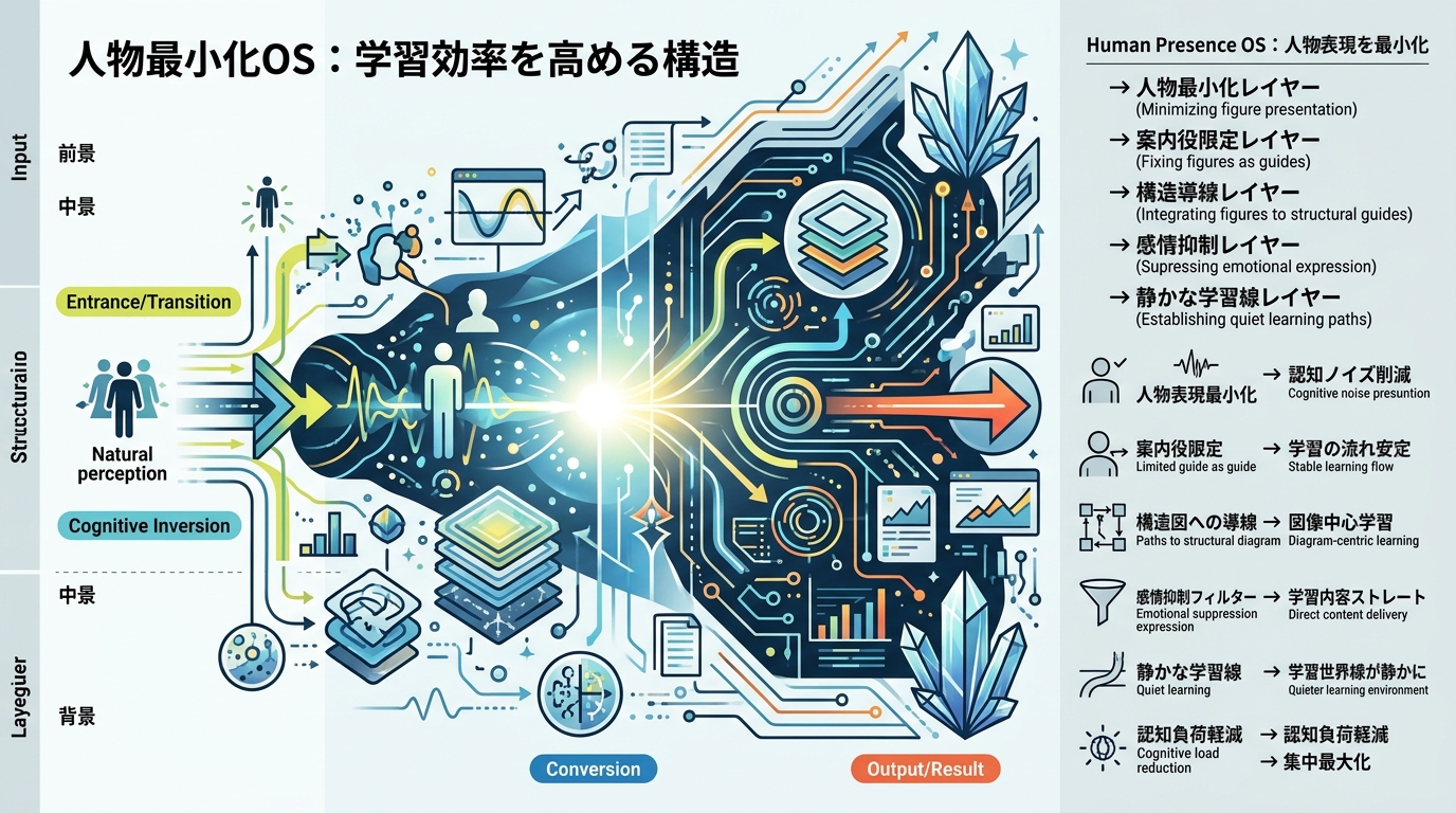 2750｜【Human Presence OS】最小限の人物表現で学習経験を高める方法──“人の存在を削ぎ落とすほど学習が進む”構造