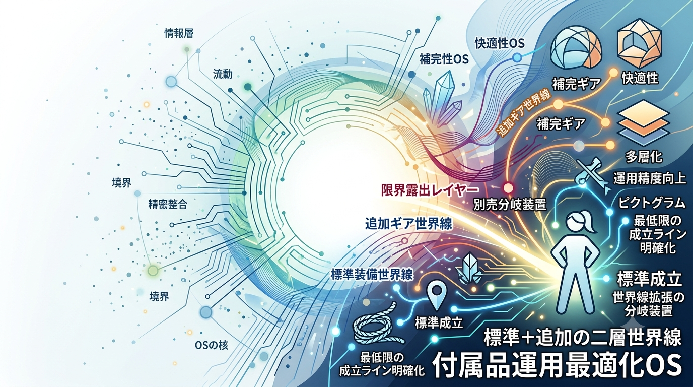 30S｜【付属品運用最適化OS】BUNDOKソロドーム1EXはグランドシート・ポールが別売だがロープとペグは付属──“追加ギア世界線”と“標準装備の限界”を構造化する体感モデル