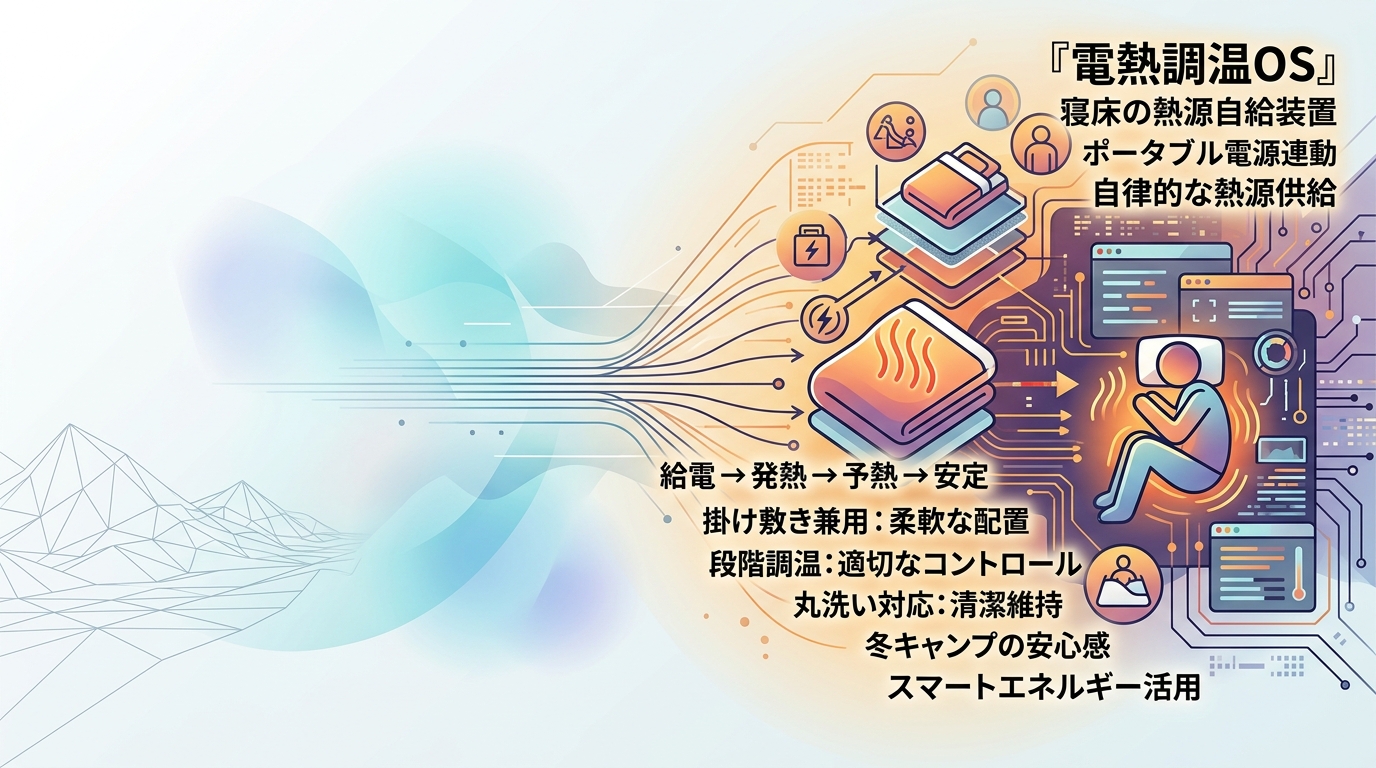 569S｜【電熱調温OS｜Aliliy 電気毛布 掛け敷き兼用】ポータブル電源連動と自動温度管理の暖房構造