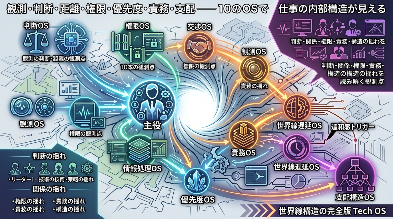 644S〜653S【10本まとめOS｜アニメ×仕事構造】“観測・判断・距離・権限・優先度・責務・支配”──10のOSで仕事の内部構造が見える