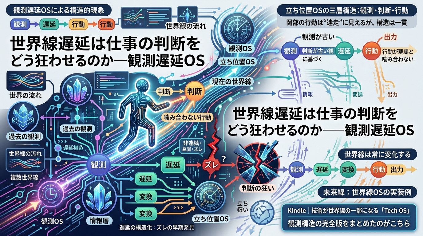 652S｜【STEINS;GATE OS】世界線遅延は仕事の判断をどう狂わせるのか──観測遅延OS